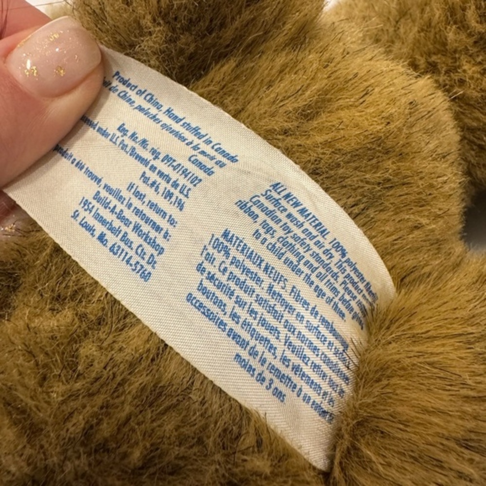 Build-A-Bear Workshop Retired Bearemy Bear Plush Vintage Collectible 16" - Picture 9 of 9